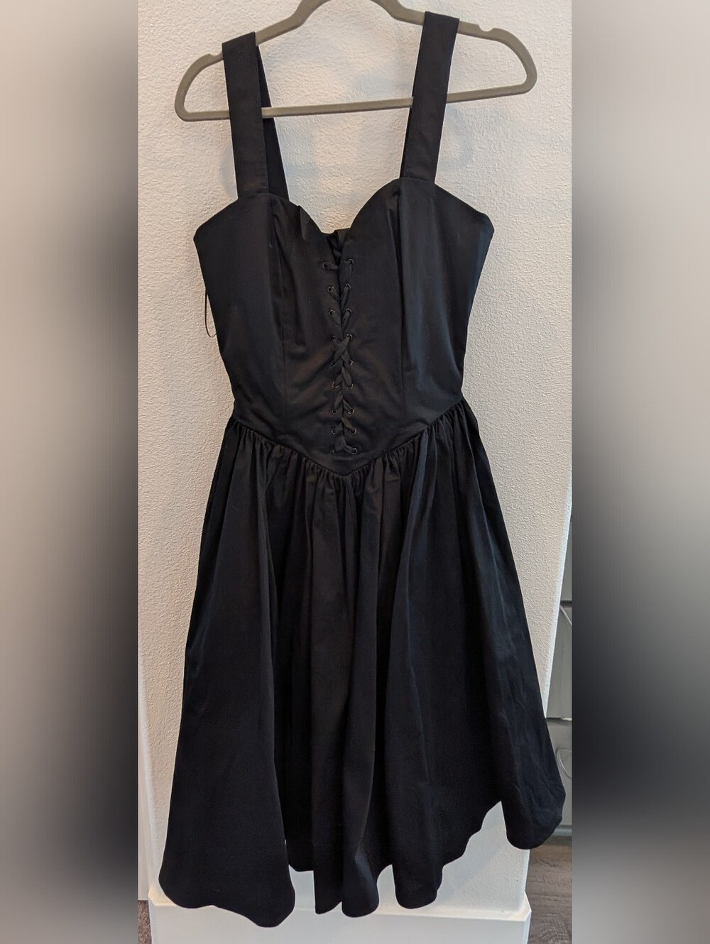La Femme En Noir Ambrosia Dress In Black NWT Size Large